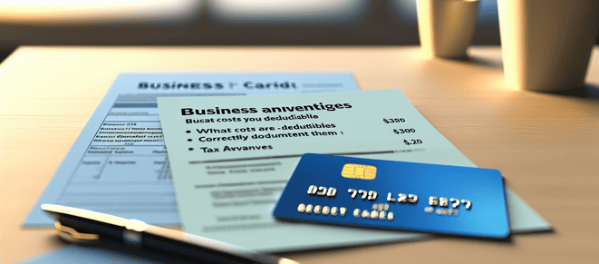 An image illustrating Business-Kreditkarte Steuererklärung